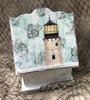Shell Cove Lighthouse Recipe Box