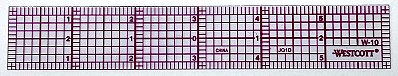 Clear Graph Ruler - 6 Inch